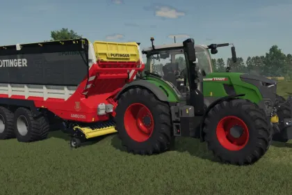 Ефективний Кормозбиральний Причіп Pöttinger Jumbo 8380 DB для Farming Simulator 25 — 1