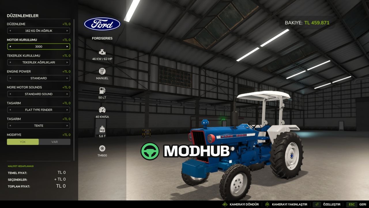 Трактор Ford 2000-3000 Series v1.0 для FS25