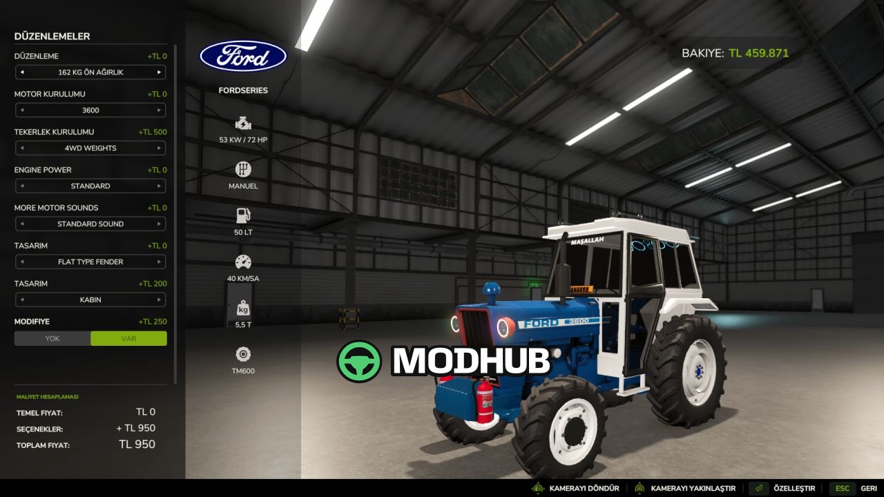 Трактор Ford 2000-3000 Series v1.0 для FS25