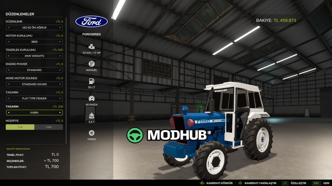 Трактор Ford 2000-3000 Series v1.0 для FS25