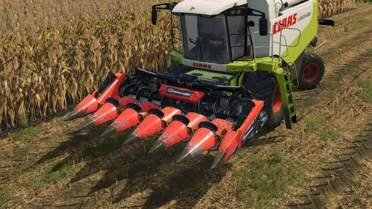 Ефективна Жатка Geringhoff Northstar 630F + 830F для Швидкого Збирання у FS25