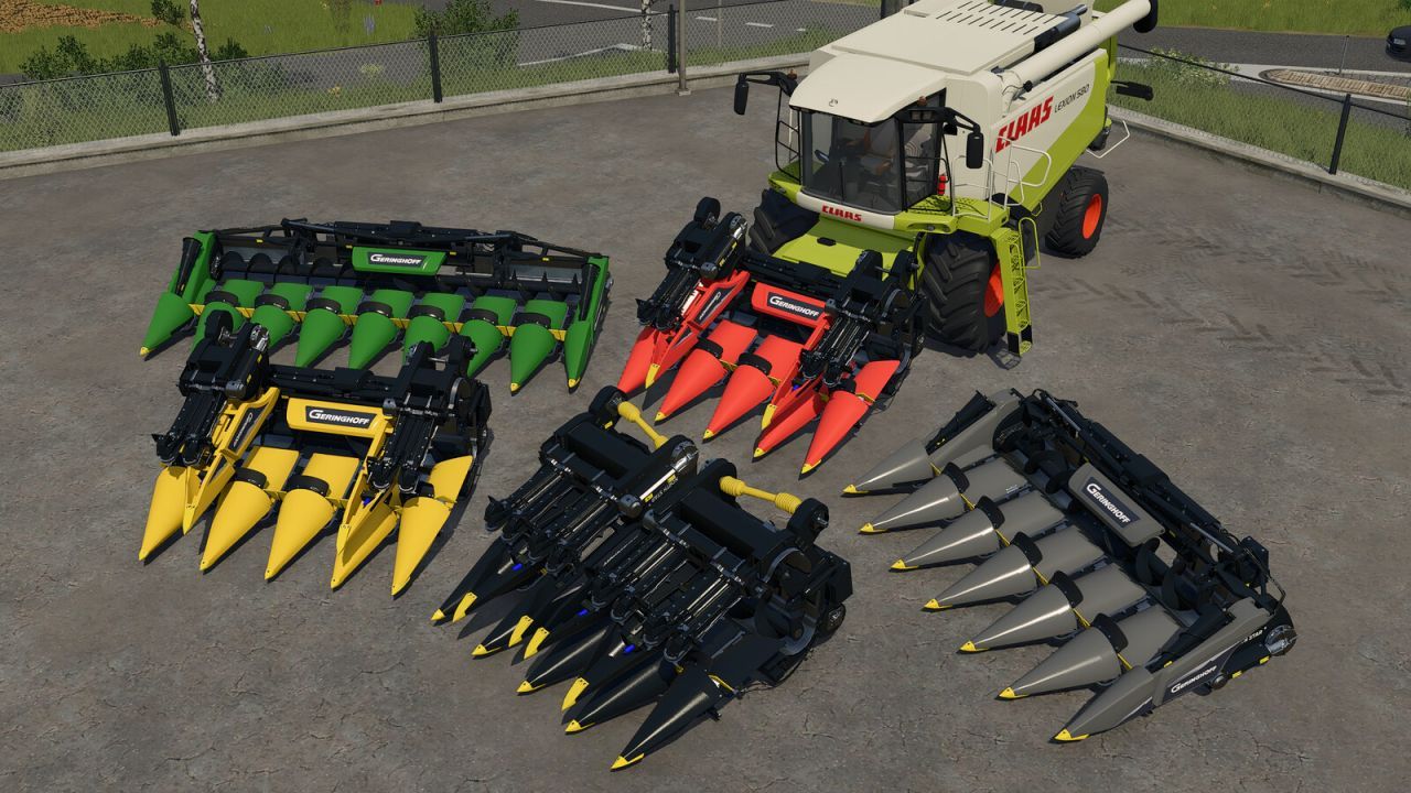 Ефективна Жатка Geringhoff Northstar 630F + 830F для Швидкого Збирання у FS25