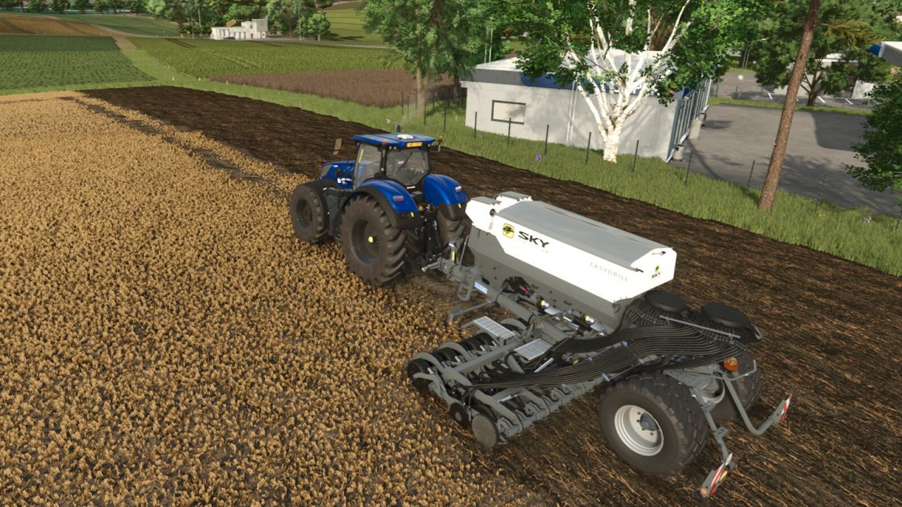 Трактор New Holland T7 HD Stage IV для Farming Simulator 25
