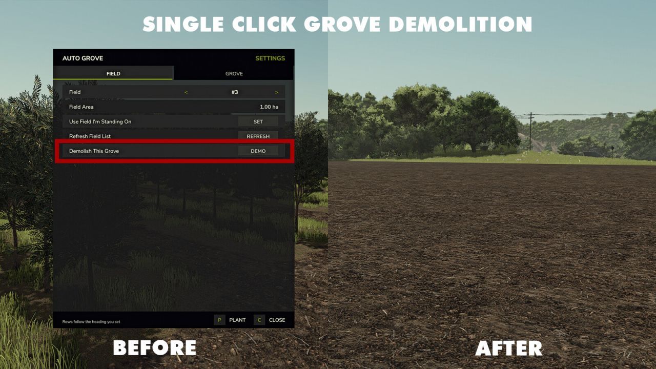 Auto Grove для Farming Simulator 25