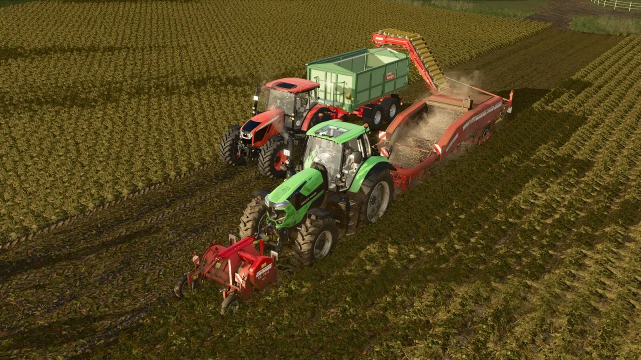 Effektives Set GRIMME GT170 und KS75-2/4 zur Kartoffelernte in Farming Simulator 25