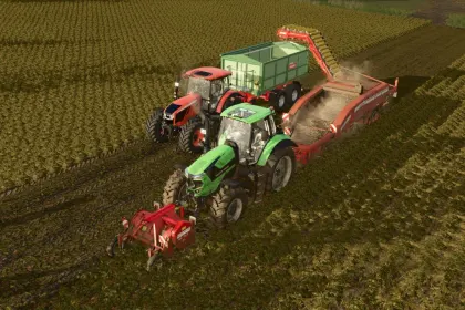 Effektives Set GRIMME GT170 und KS75-2/4 zur Kartoffelernte in Farming Simulator 25 — 1