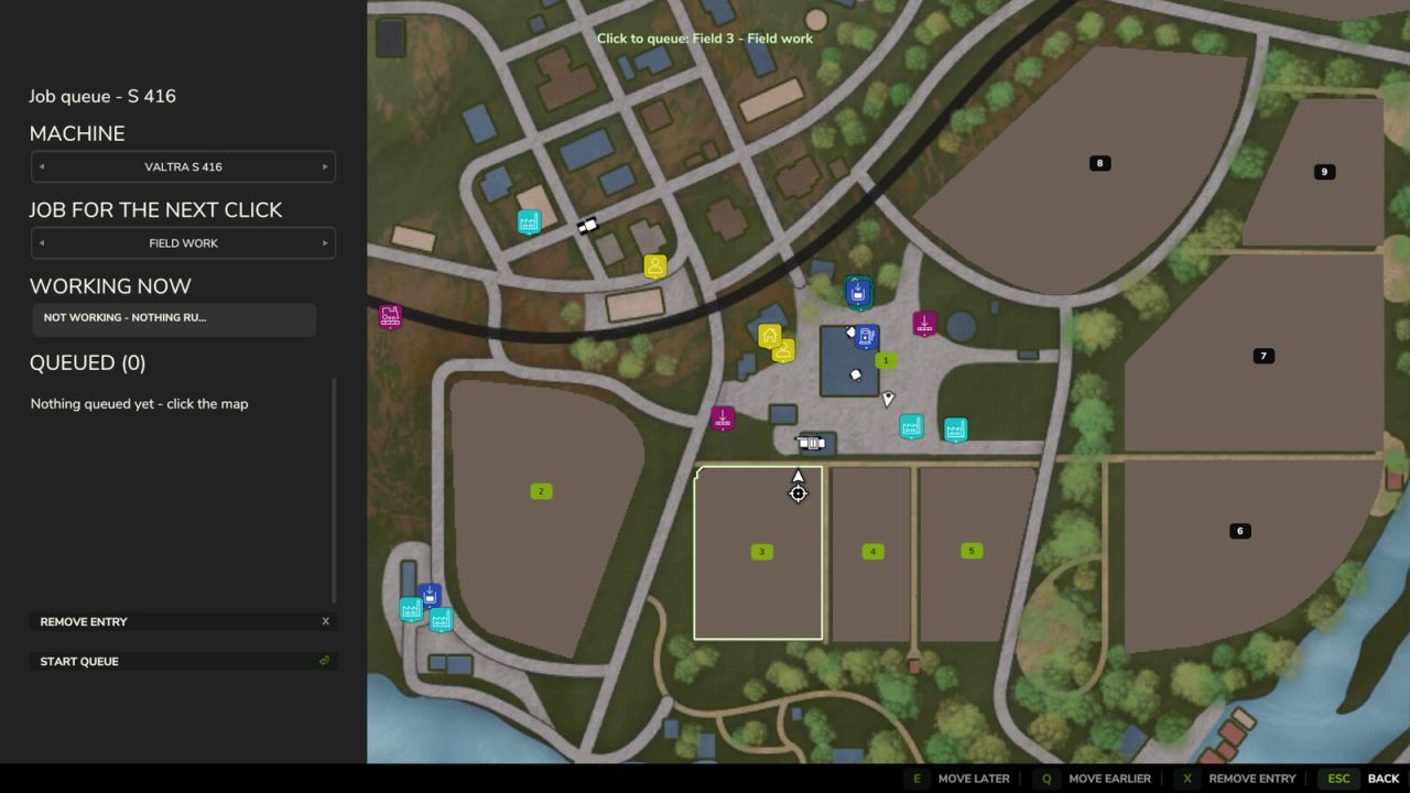 Черга робіт (Job Queue) для Farming Simulator 25