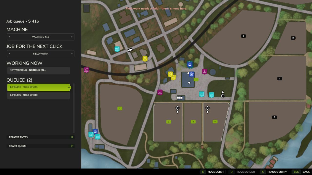 Черга робіт (Job Queue) для Farming Simulator 25
