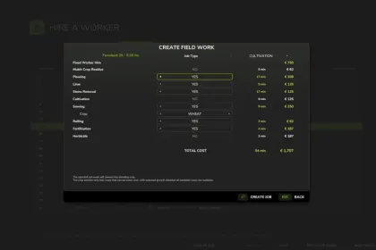 Скрипт Найм працівника для Farming Simulator 25