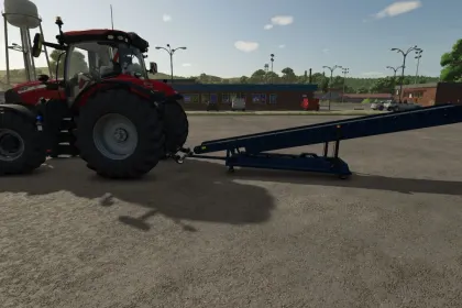 Efektywny Electric Conveyor Belt — Elektryczny Przenośnik do Szybkiego Załadunku w FS25 — 2