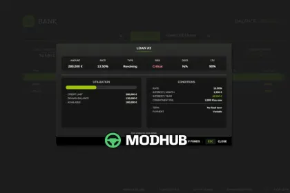 Банк і кредити V1.1 для FS25 — 4