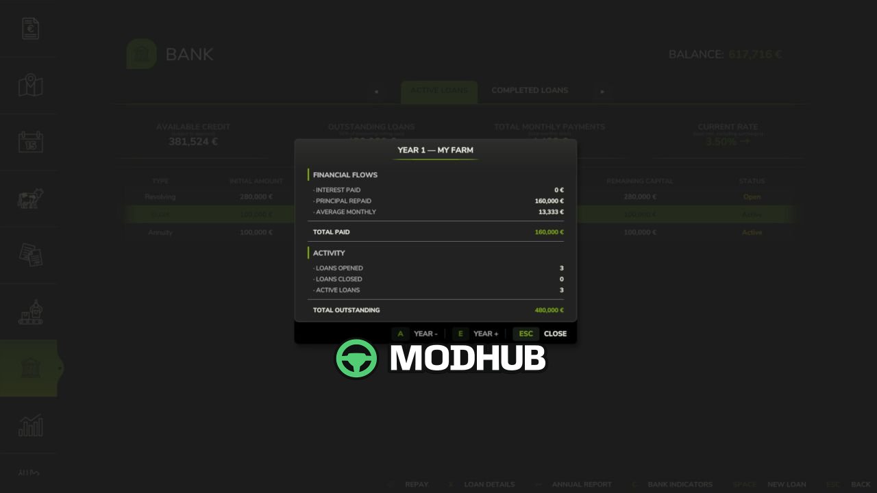 Банк і кредити V1.1 для FS25