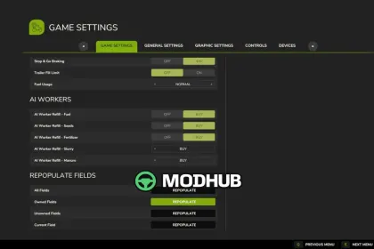 Скрипт Repopulate Fields V1.0.1 для FS25 — 3
