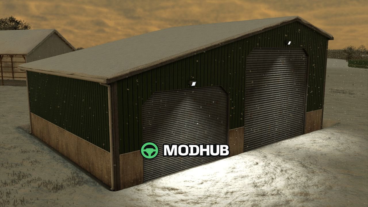 Стара майстерня-гараж Old Garage With Workshop для FS25