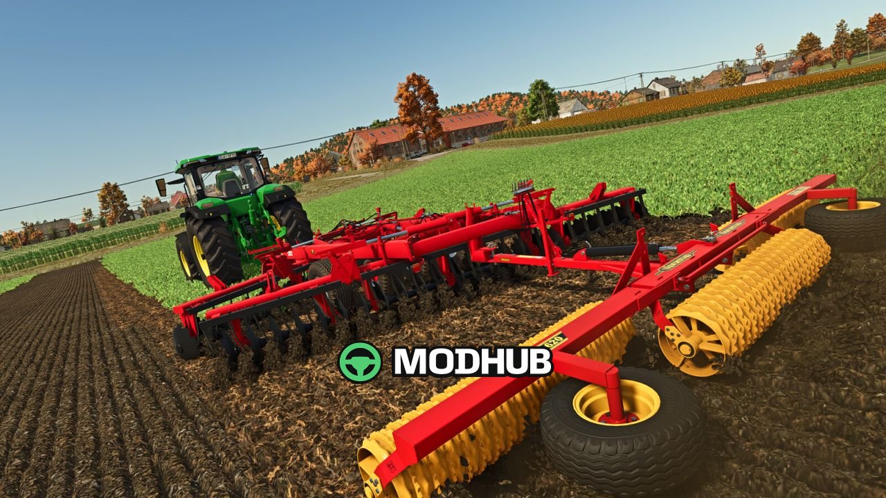Kreisel-/Scheibenegge Kühne KNT 770 V1.0 für FS25