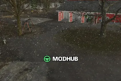 Сніг Real Snow v1.0 для FS25 — 2