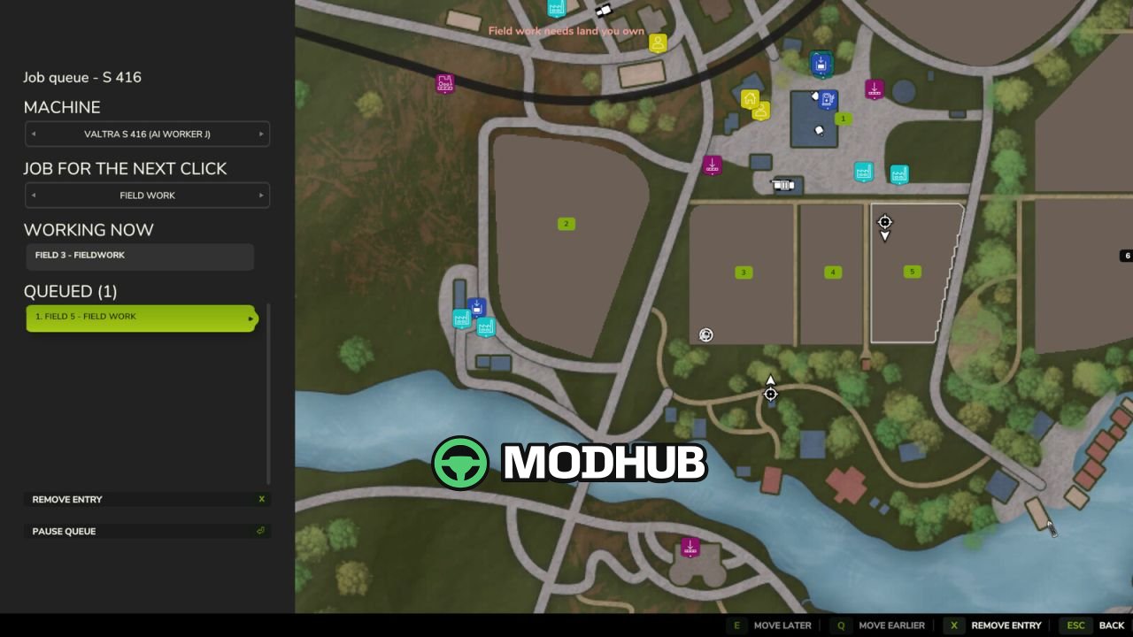 Job Queue V1.0 für FS25