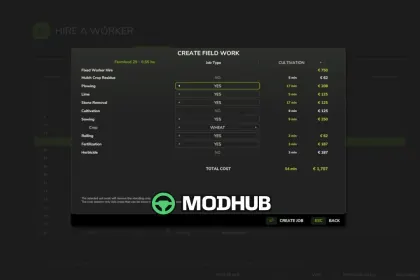 Скрипт Hire A Worker V1.0 для FS25