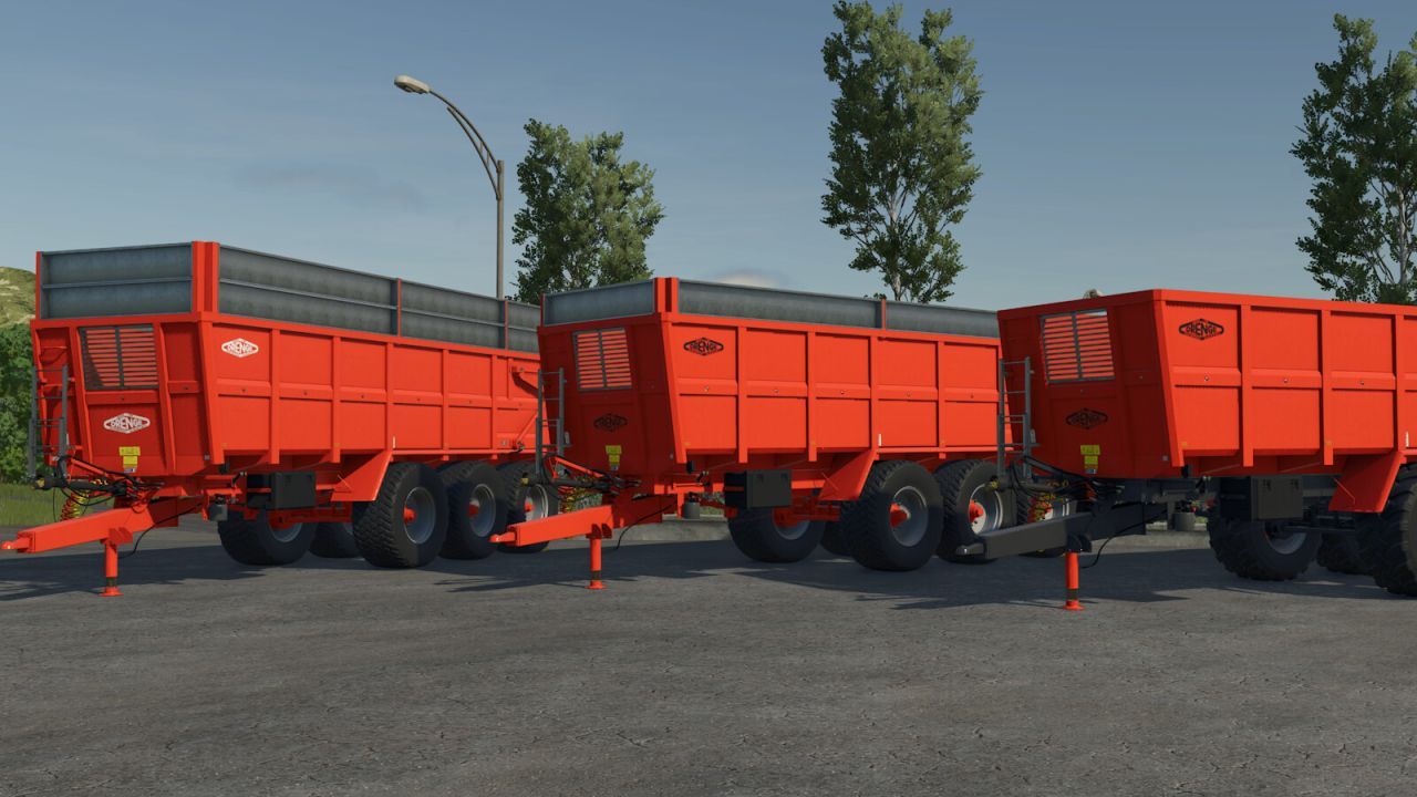 Efektywny Przyczep Orenge ORM 240M do Farming Simulator 25 — Duża Pojemność i Szybka Logistyka