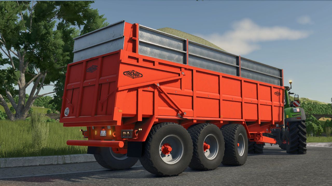 Ефективний Причіп Orenge ORM 240M для Farming Simulator 25 — Велика Місткість та Швидка Логістика