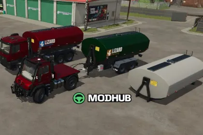 Причіп-цистерна HT75 Hooklift Tanker v1.0 для FS25