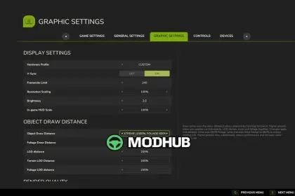 Модифікація Draw Distance V1.0 для FS25 — 4