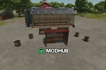 Місце спавну медових палет Honey Pallet Spawn Location V1.0 для FS25