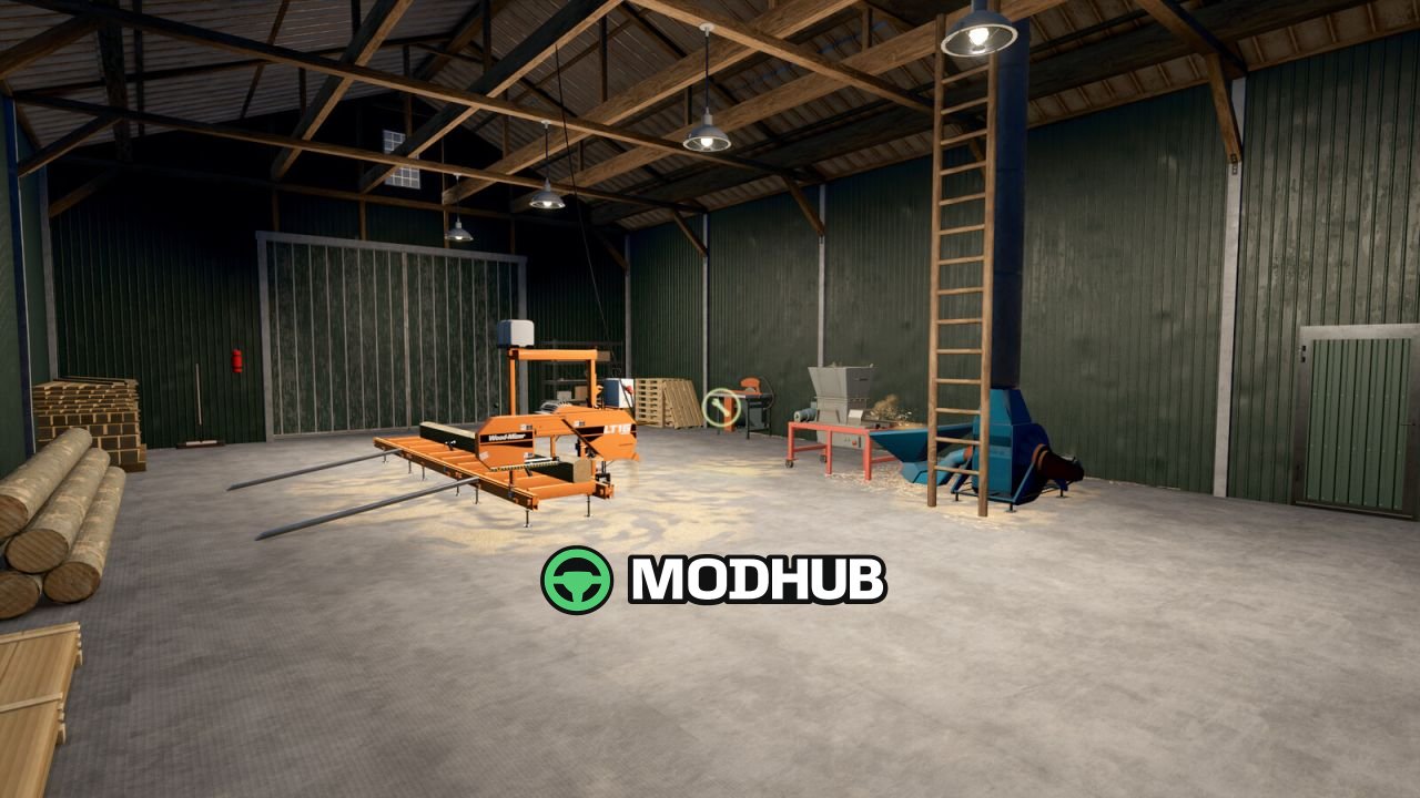 Стара лісопилка Woodchips Production V1.0 для FS25