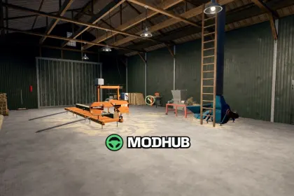 Стара лісопилка Woodchips Production V1.0 для FS25 — 2