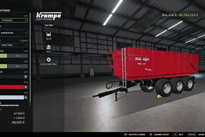 Legendärer Dreiachsiger Kipper Krampe TW 800 mit Erweiterung für große Erntefahrten — 5