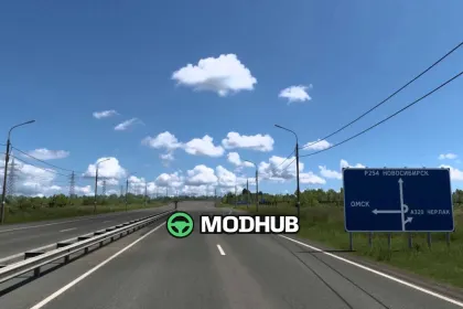 Sibirmap v13FV 1.61 map for ETS2 — 3