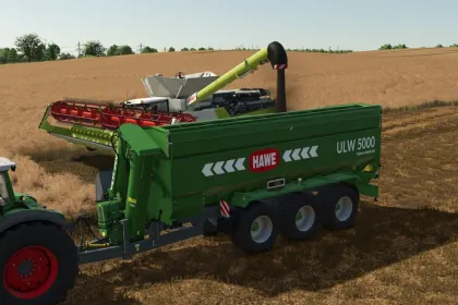 Effizienter Überladewagen Hawe ULW 5000 für 50000 m³ für Farming Simulator 25 — 2
