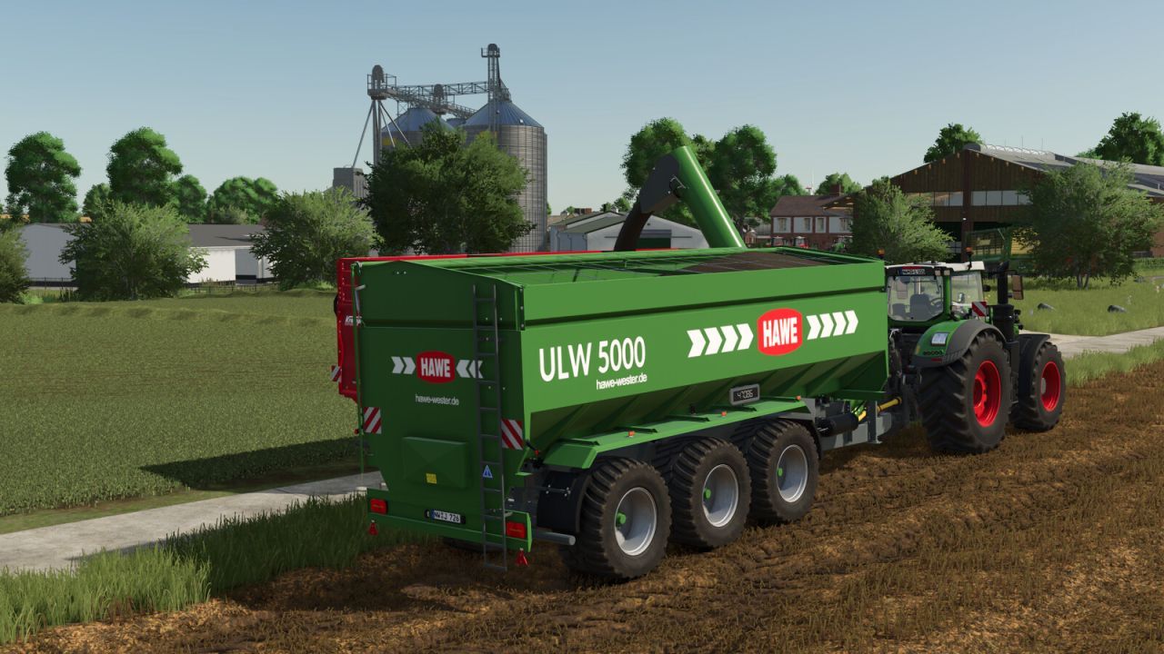 Effizienter Überladewagen Hawe ULW 5000 für 50000 m³ für Farming Simulator 25
