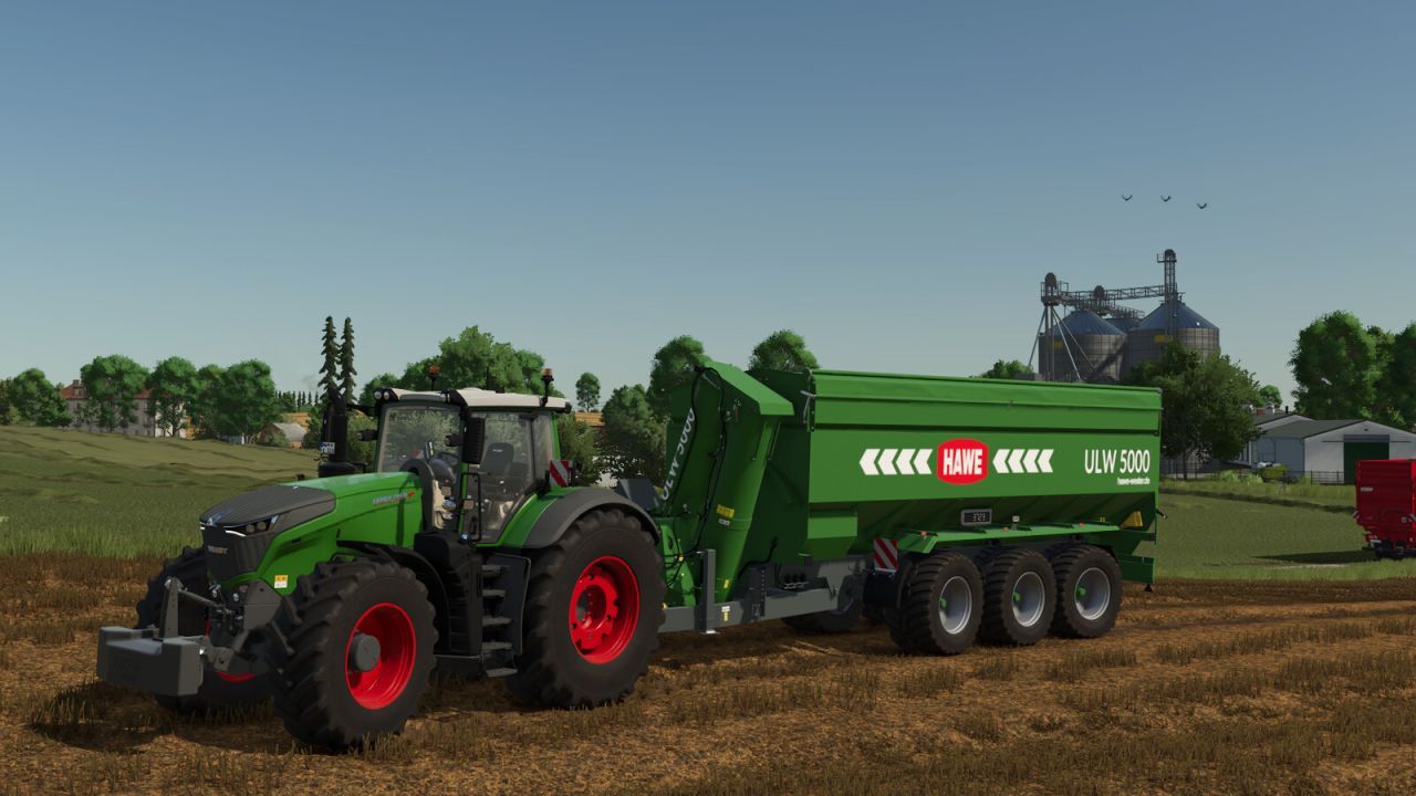 Effizienter Überladewagen Hawe ULW 5000 für 50000 m³ für Farming Simulator 25