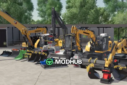 Земляний комплект PLADDET + Gripper V2.0 для FS25 — 2