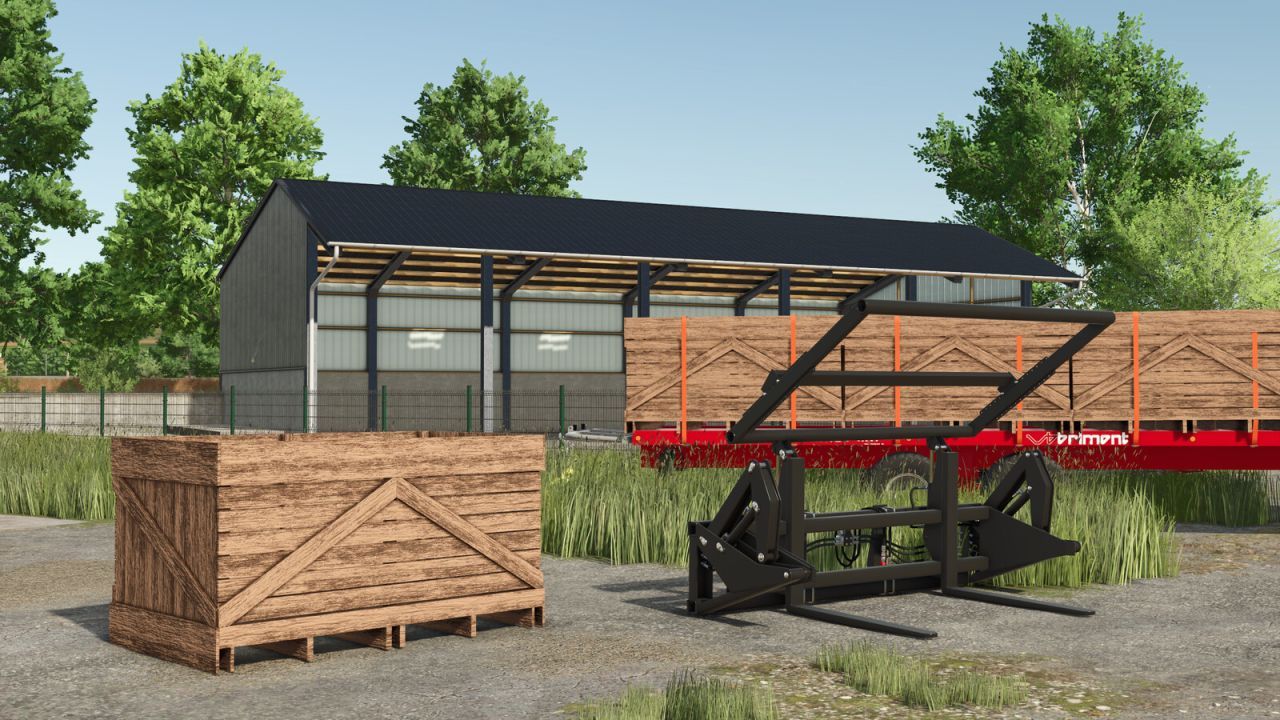 Efektywny Box Tipper dla FS25 + Skrzynia Warzywna 4000 l dla Ładowarek