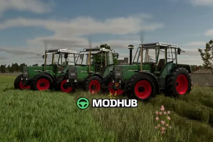 Трактор Fendt 611/615/LS/LSA V1.0.0.1 для FS25
