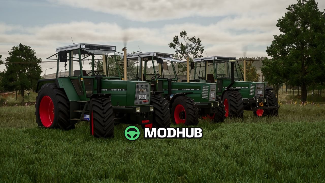 Трактор Fendt 611/615/LS/LSA V1.0.0.1 для FS25