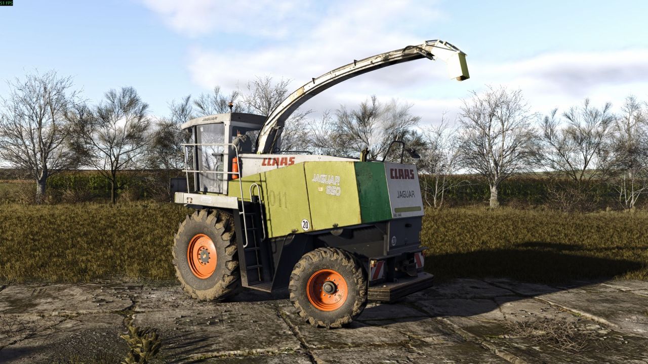 Трактор Claas Jaguar 800 для Farming Simulator 25