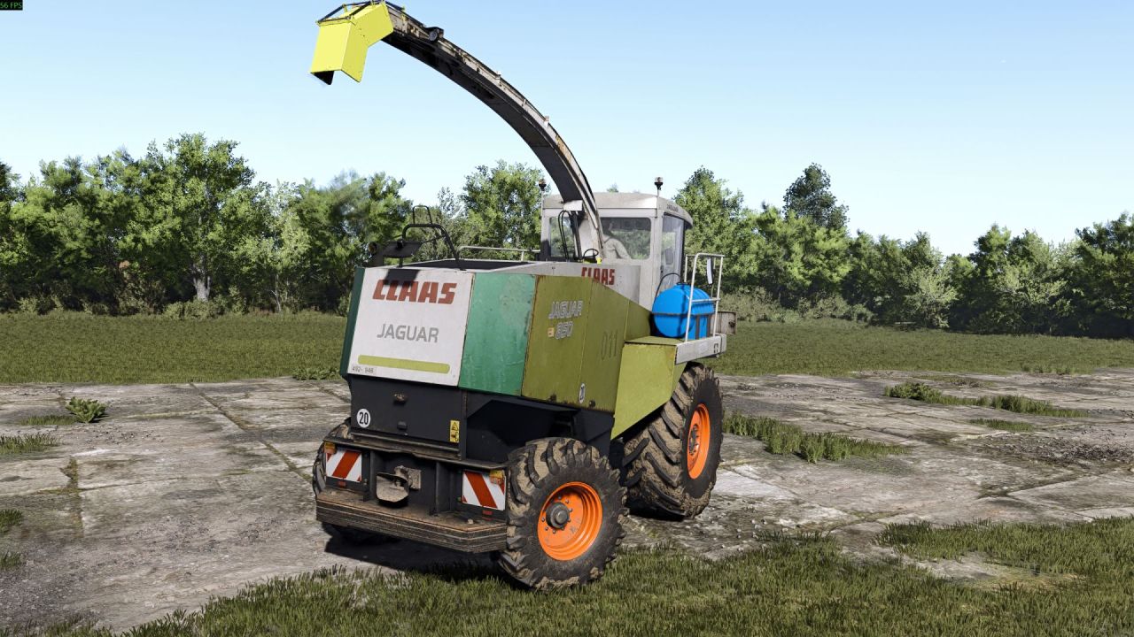 Трактор Claas Jaguar 800 для Farming Simulator 25
