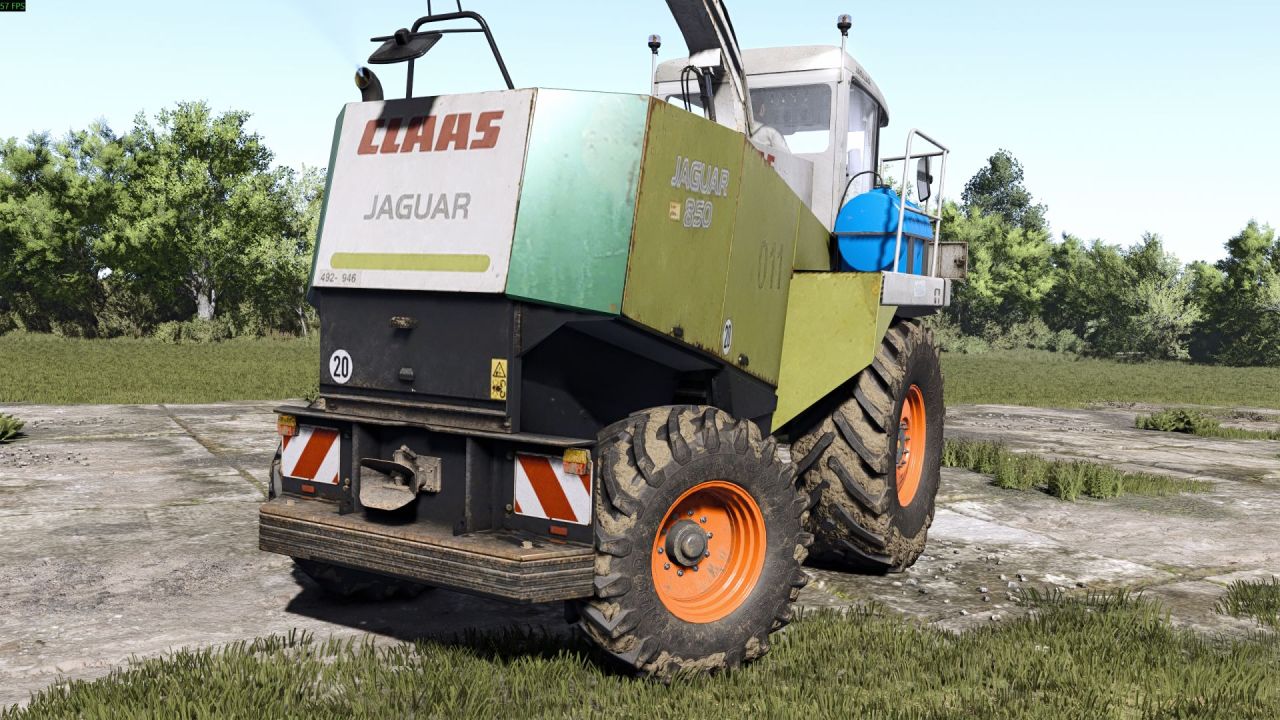 Трактор Claas Jaguar 800 для Farming Simulator 25