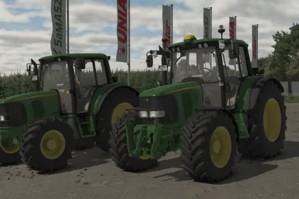 Трактор John Deere 6020 Premium Series 4 cyl для Farming Simulator 25