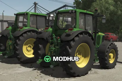 Трактор John Deere 6020 Premium Series V1.1 для FS25 — 2