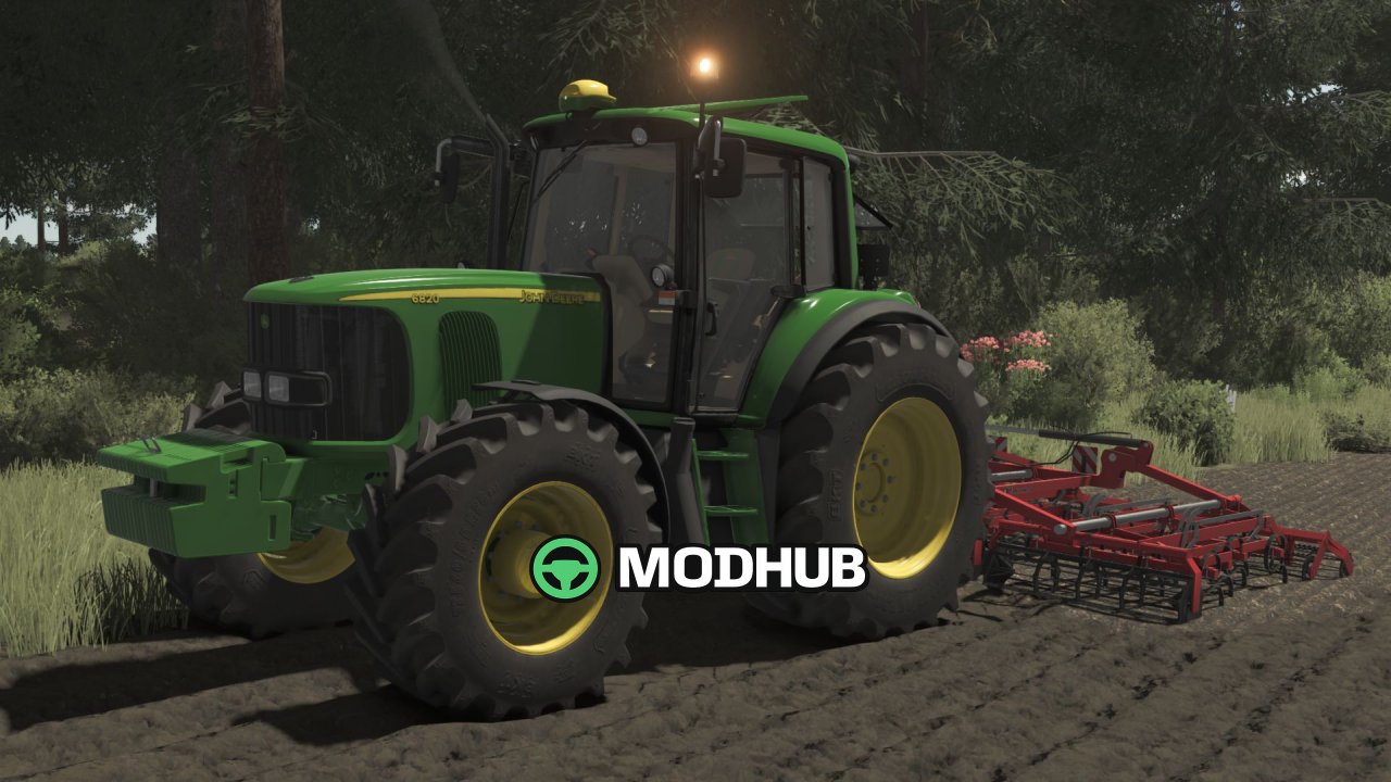 Трактор John Deere 6020 Premium Series V1.1 для FS25
