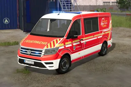 Pojazd Volkswagen Crafter MZF do Farming Simulator 25 — 2