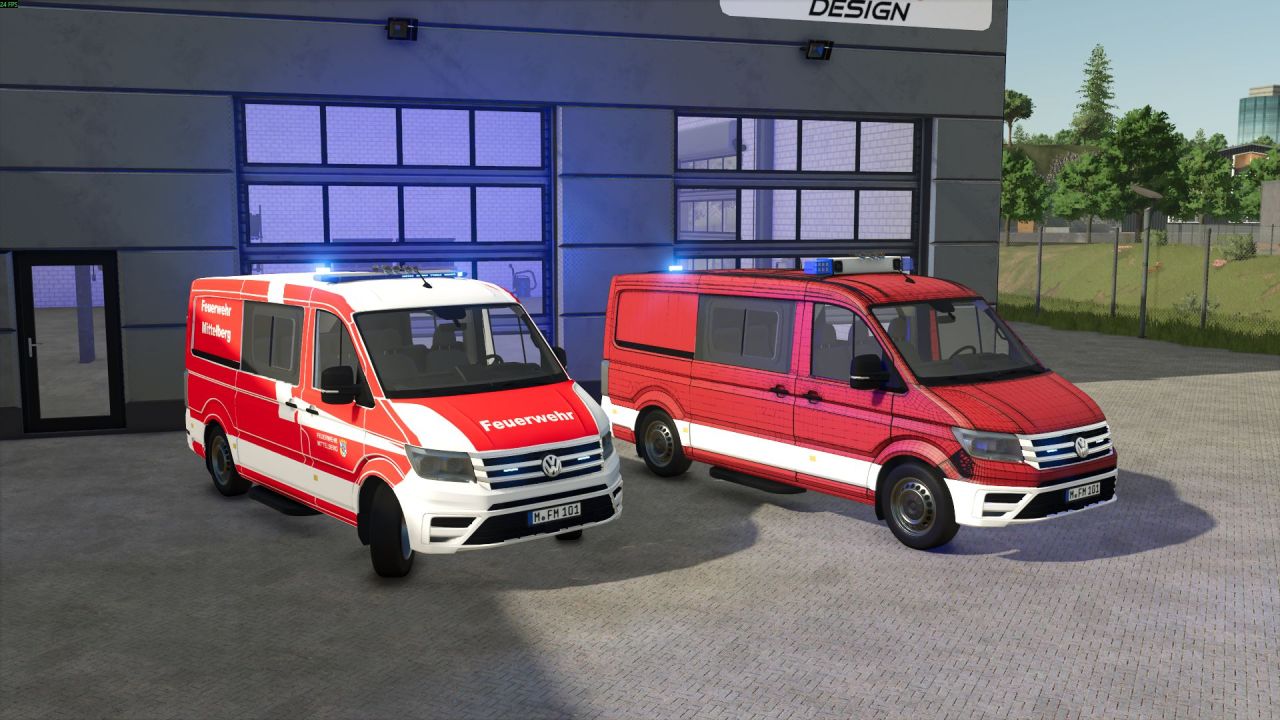 Pojazd Volkswagen Crafter MZF do Farming Simulator 25