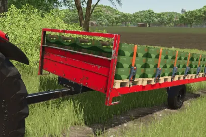 Практичний Flatbed Trailer — Універсальний Платформний Причіп для Перевезень у FS25 — 4