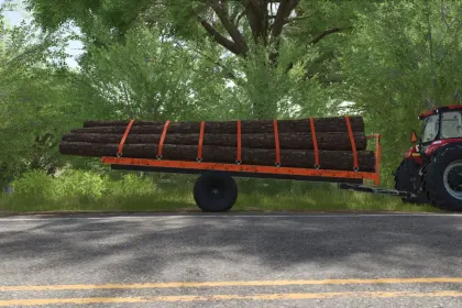 Практичний Flatbed Trailer — Універсальний Платформний Причіп для Перевезень у FS25 — 5