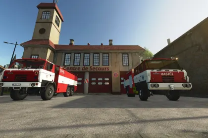 Пожежні вантажівки Tatra Fire Trucks Pack для Farming Simulator 25