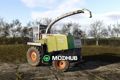 Комбайн Claas Jaguar 800 V1.0 для FS25 — 2